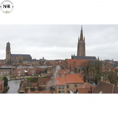 View from the roof of Brewery de Halve Maan in brugge #3
